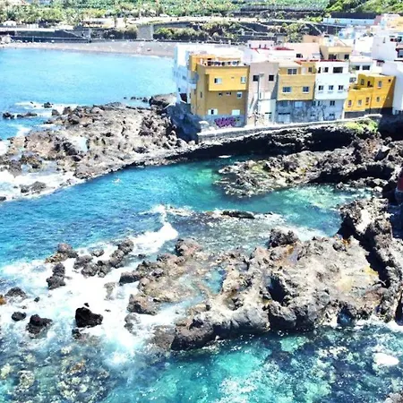 Apartamento Estudio Pp Con Balcon Y Cocina, Wifi Gratis, Piscina En Puerto De La Cruz